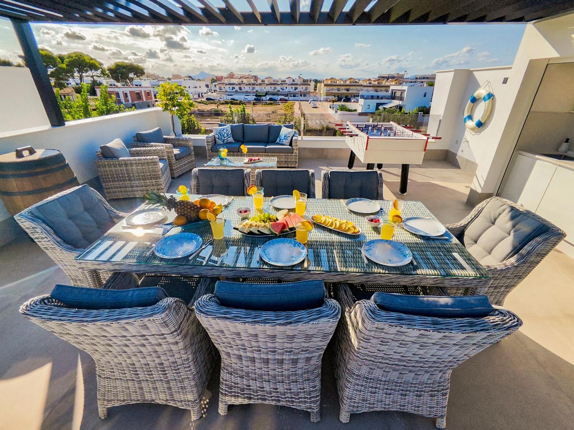 Villa Murcia - Private Heated Pool & Jacuzzi 圣地亚哥德拉里贝拉 外观 照片